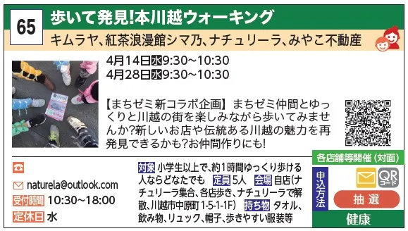 65_歩いて発見!本川越ウォーキング キムラヤ、紅茶浪漫館シマ乃、ナチュリーラ、みやこ不動産